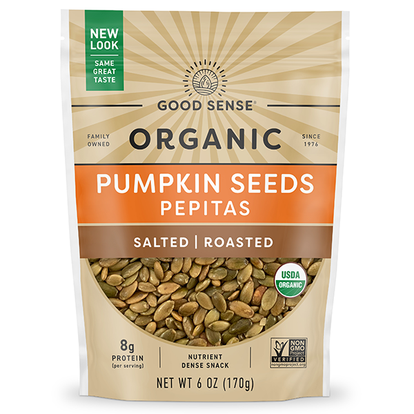 Good Sense Organic Pumpkin Seeds, Pepitas, Roasted & Salted