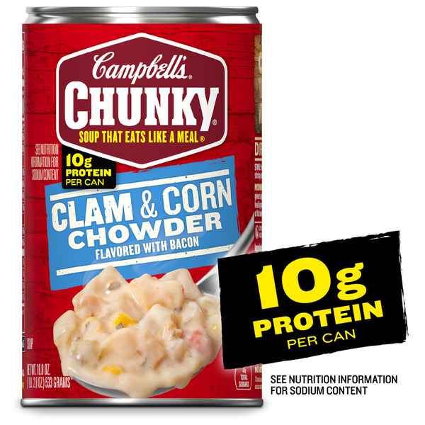 Campbell's Chunky Clam & Corn Chowder Soup Same-Day Delivery or