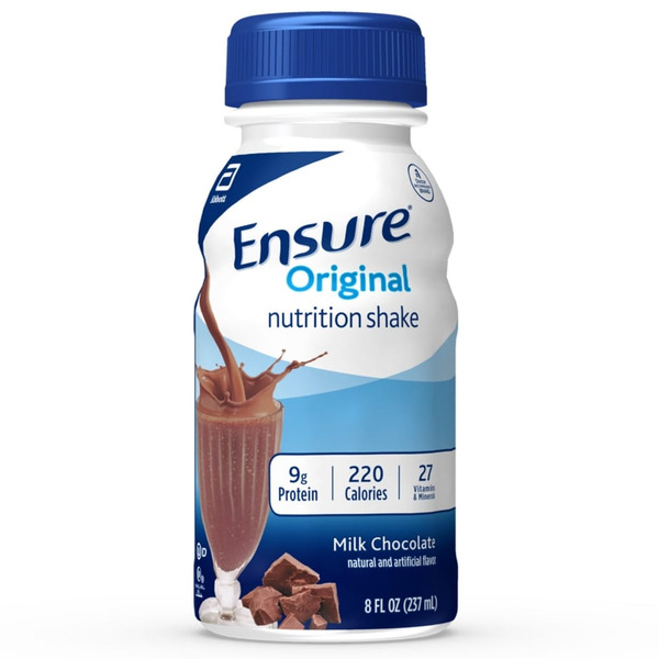 Ensure Original Nutrition Shake Milk Chocolate Ready-to-Drink Bottles