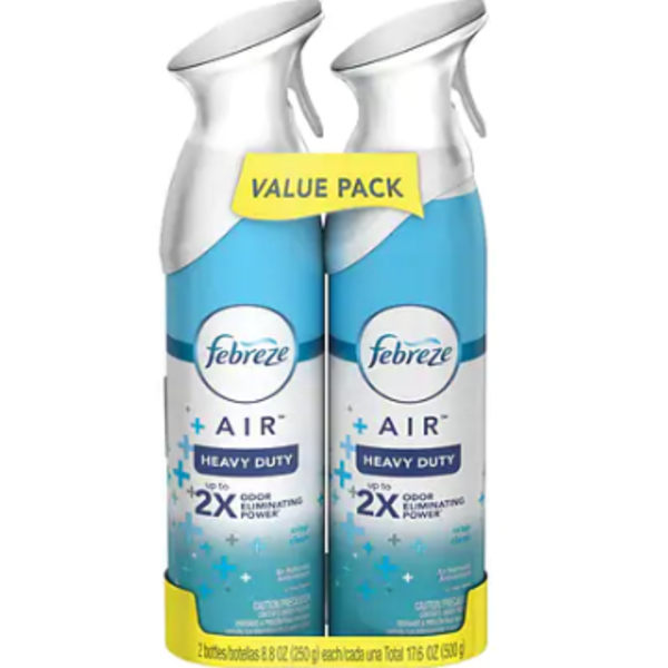 Febreze - Heavy Duty, Crisp Clean - 2 Pk