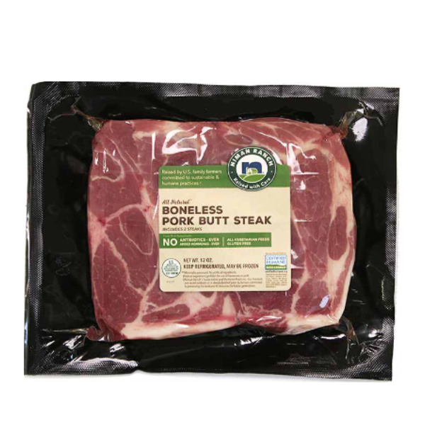 Niman Ranch Boneless Ribeye Niman Ranch Boneless Pork Butt Steak Same-Day Delivery or Pickup ...