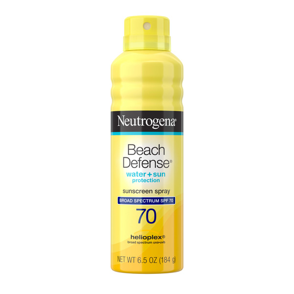 Neutrogena Beach Defense Body Sunscreen Spray, SPF 70, 6.5 oz - 6.5 oz