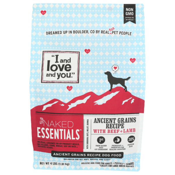 I And Love And You Naked Essentials Beef & Lamb Dog Food