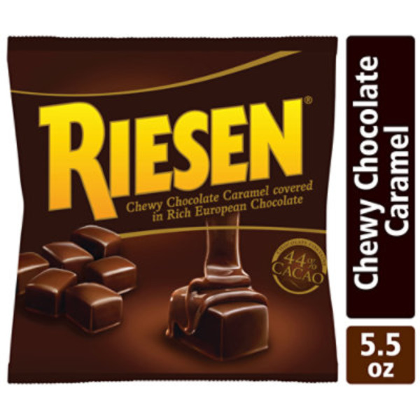 RIESEN Chocolate Covered Chewy Caramel Candy