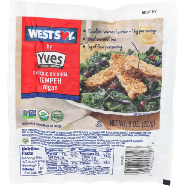 WestSoy Original Tempeh Same-Day Delivery or Pickup | Sprouts