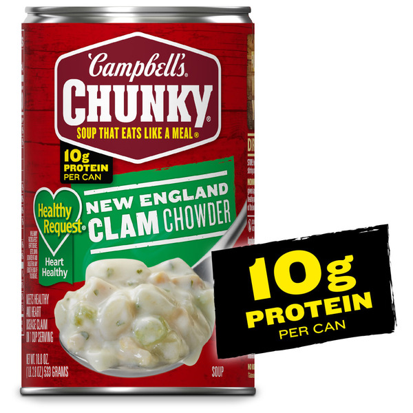 Campbell's New England Clam Chowder Soup Same-Day Delivery or