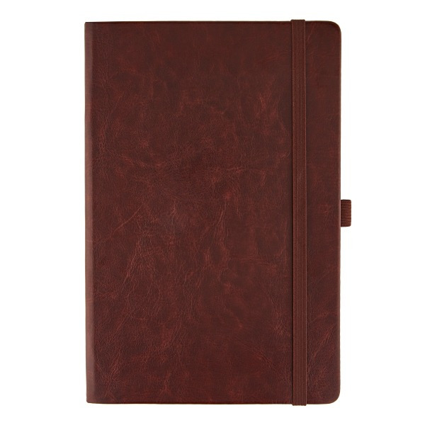 ÈCCOLO College Rule 192 Pages Hardcover Journal, 6 x 8 in - Cognac