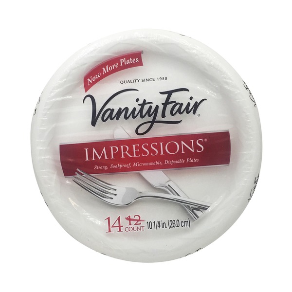 Vanity Fair Impressions 10.25 Inch Plates from Key Food Instacart