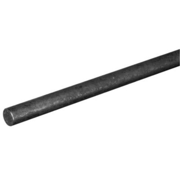 Hillman SteelWorks 1/2 in. x 4 ft. Un-Threaded Weldable Solid Hot-Rolled Steel Rod