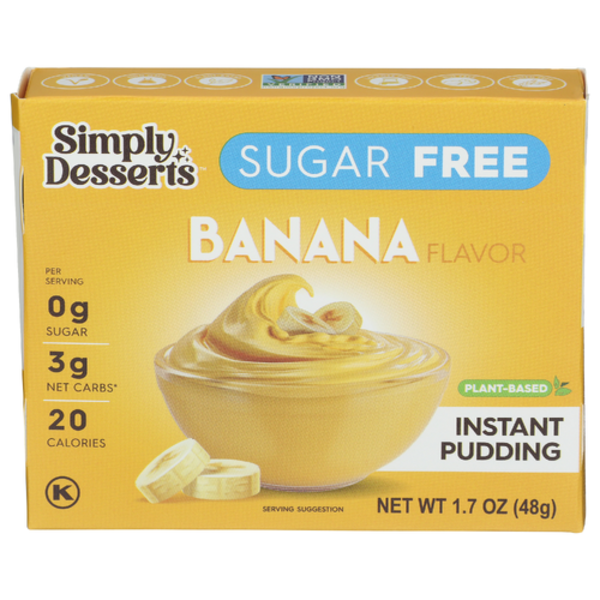 Simply Delish Banana Sugar Free Instant Pudding