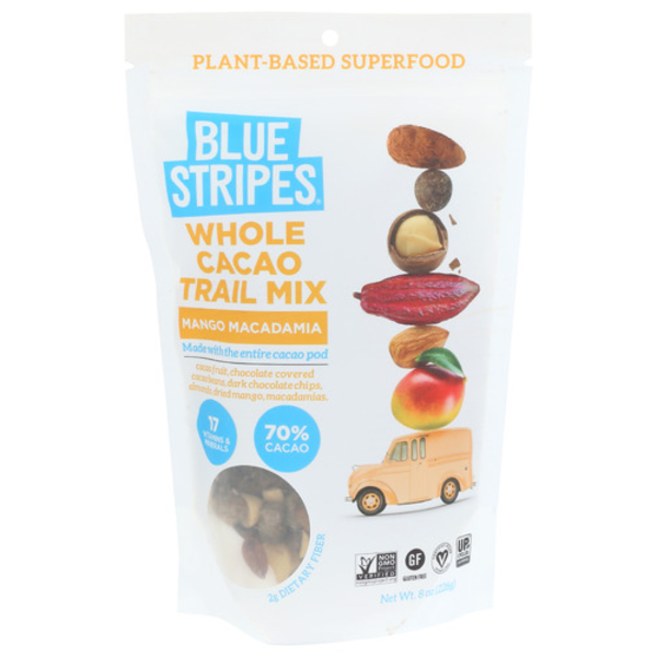 Blue Stripes Whole Cacao Trail Mix, Mango Macadamia Same-Day