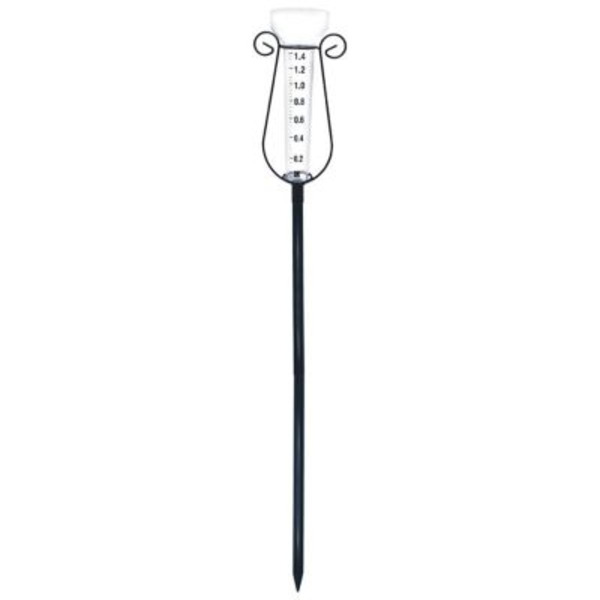 Ground Work 1.4 in. Rain Gauge with Metal Stake
