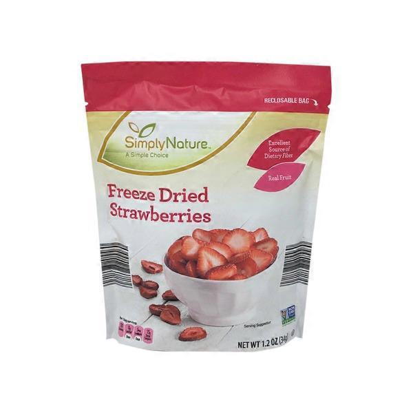 Simply Nature Freeze Dried Strawberries (1.2 oz) from ALDI Instacart