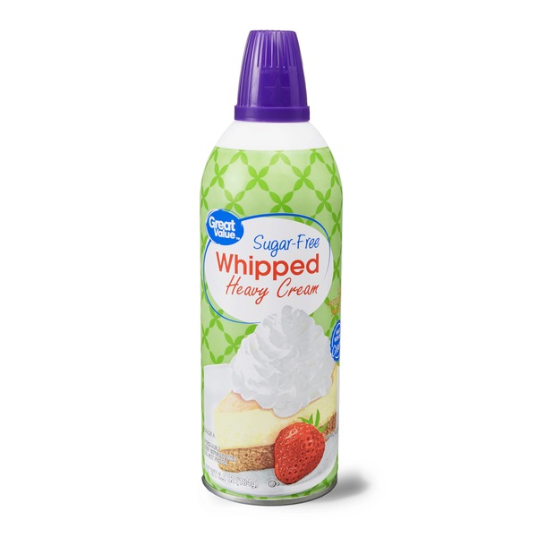 Great Value Sugar-free Whipped Heavy Cream