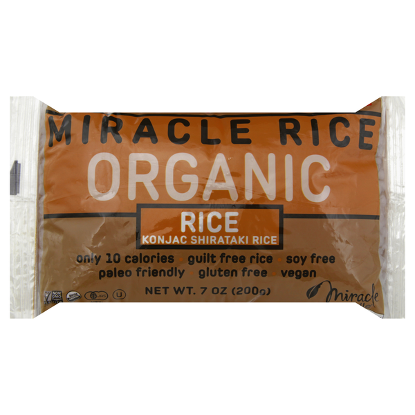 Miracle Noodle Rice, Organic, Konjac Shirataki (7 oz) Instacart