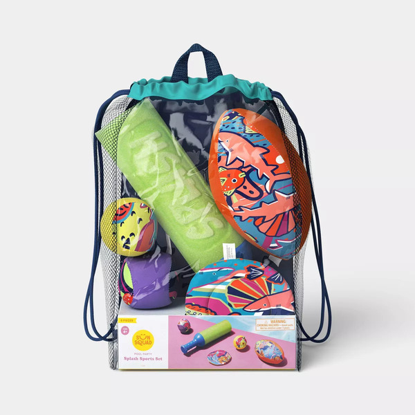 Sun Squad Pool Party Splash Sports 6-Piece Set