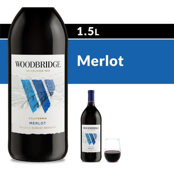 Woodbridge Merlot Red Wine Bottle Same-Day Delivery | Binny's