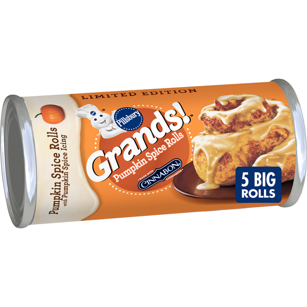 Pillsbury Grands! Limited Edition Pumpkin Spice Rolls and Icing