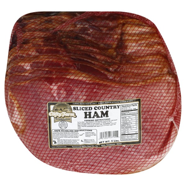 Clifty Farm Ham, Country, Sliced (5 lb) Instacart