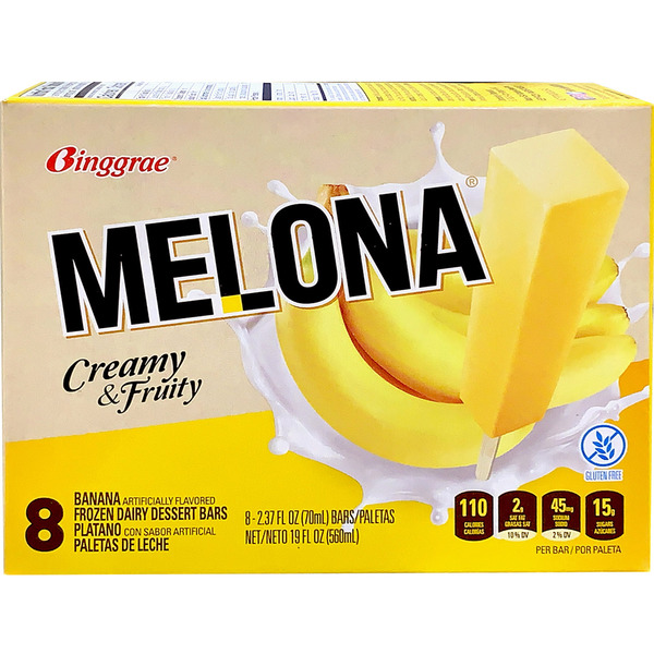 Melona Dessert Bars, Banana Flavored