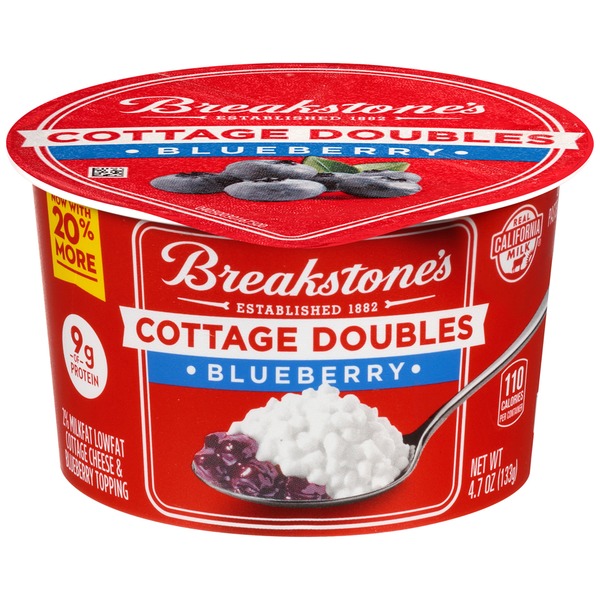Breakstone S Cottage Doubles Blueberry Cottage Cheese Topping