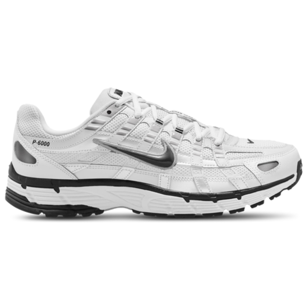 Nike Men's Medium Width P-6000 Shoes, Size 11.5 - White, Black & Silver