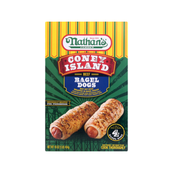 Nathan’s Famous Coney Island Beef Bagel Dogs