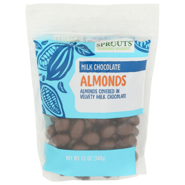 Sprouts Milk Chocolate Covered Almonds Same-Day Delivery or Pickup