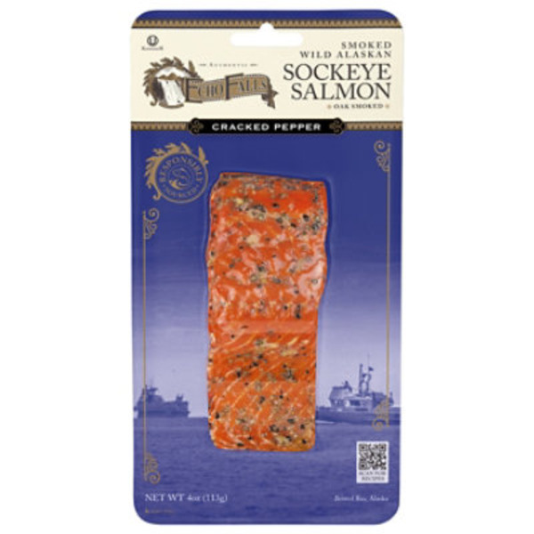 Echo Falls Coho Salmon, Cracked Pepper, Hot Smoked