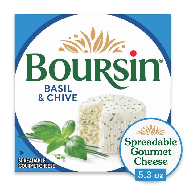 Boursin Basil & Chive Gourmet Cheese