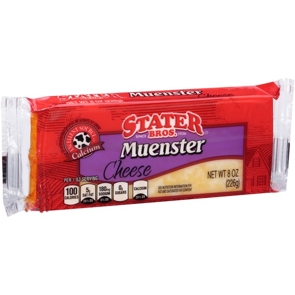 Stater Bros Muenster Cheese (8 oz) Instacart
