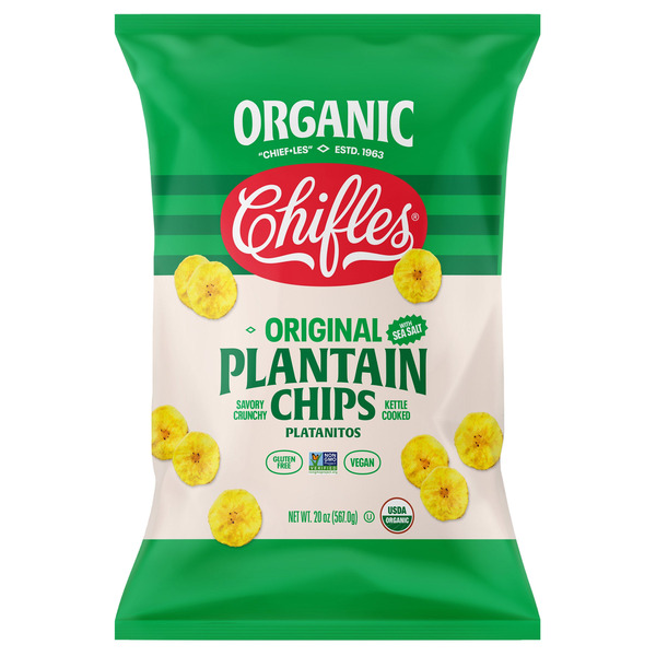 Chifles Organic Plantain Chip, 20 oz