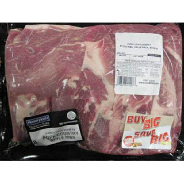 Prairie Fresh Natural Premium Country Style Bone-In Pork Ribs