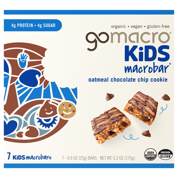 GoMacro Oatmeal Chocolate Chip Cookie MacroBar