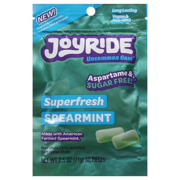 Joyride Chewing Gum, Spearmint, Superfresh Same-Day Delivery or