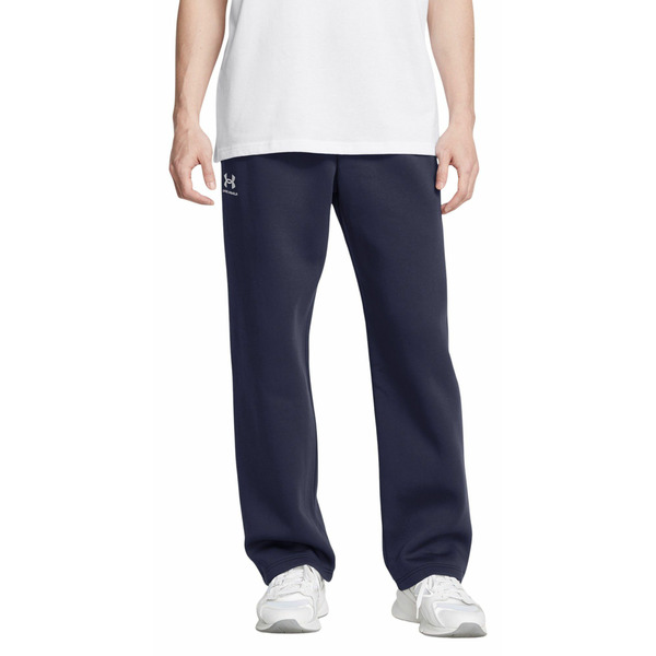 Under Armour Men's Icon Fleece Pants, XL - Midnight Navy & Black