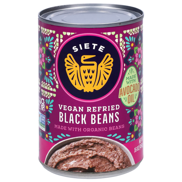 Siete Vegan Refried Black Beans Same-Day Delivery or Pickup | Macey's