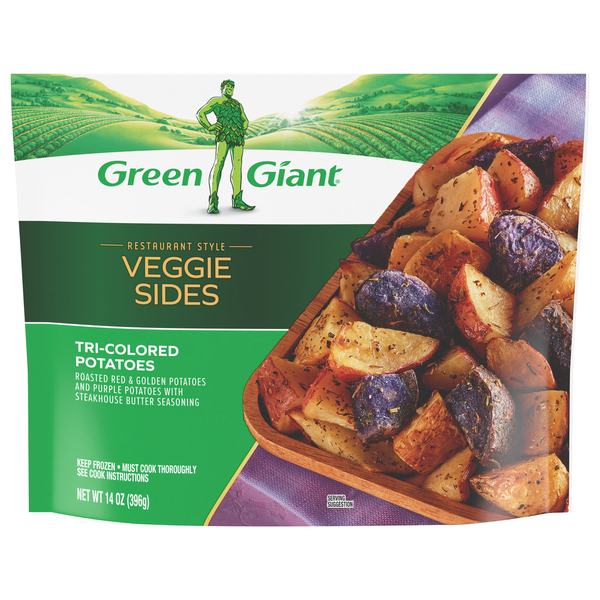 Green Giant Tri-Colored Potatoes with Steakhouse Butter Seasoning