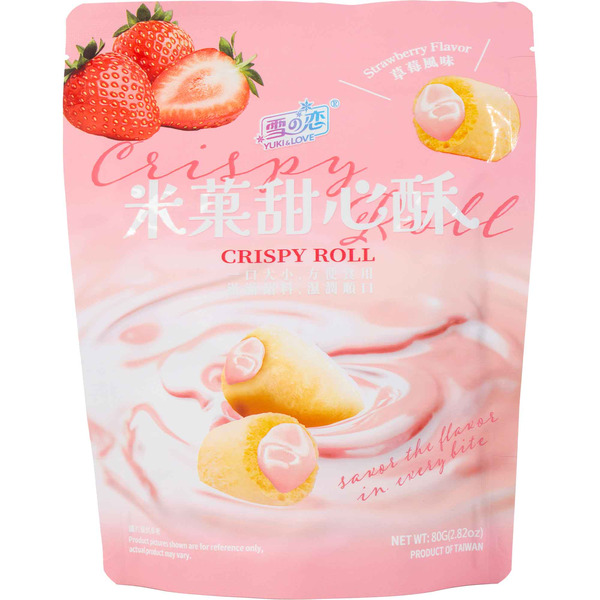 Yuki & Love Strawberry Crispy Roll