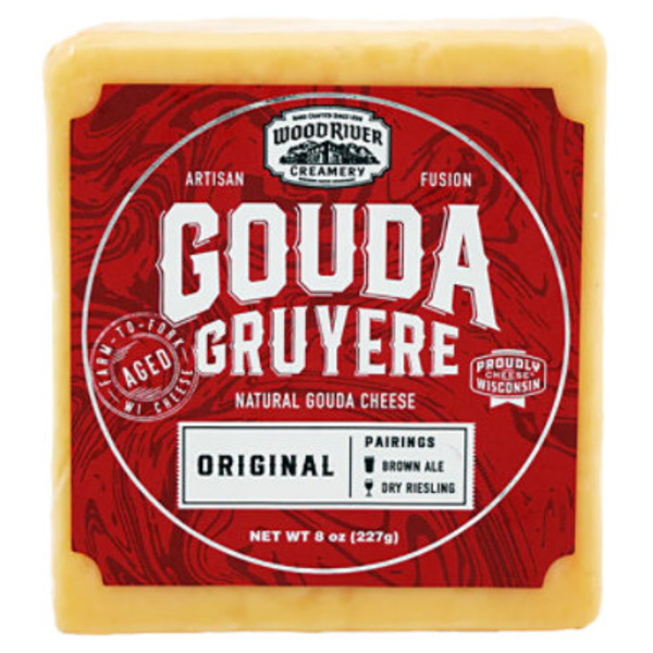 Wood River Creamery Original Gouda Gruyere Natural Gouda Cheese