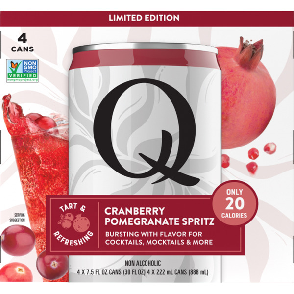 Q Mixers Non Alcoholic Cranberry Pomegranate Spritz Same-Day