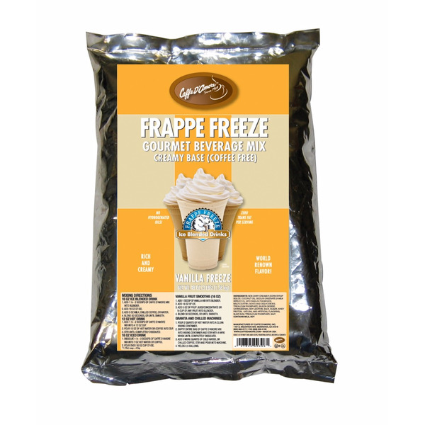 Caffe D' Amore - Vanilla Frappe Freeze Mix - 3 lb bag