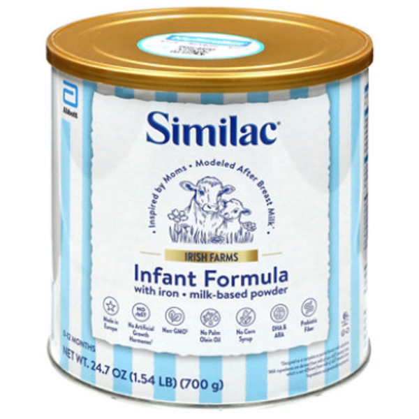 Similac 0-12 Months Milk-Based Powder Baby Infant Formula with Iron