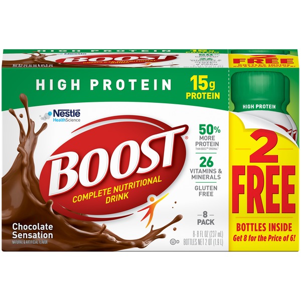 Boost HIGH PROTEIN Chocolate (8 fl oz) Instacart