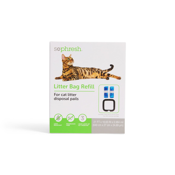 So Phresh Litter Bag Refill, 21 ft x 10.3 in x 0.984 in