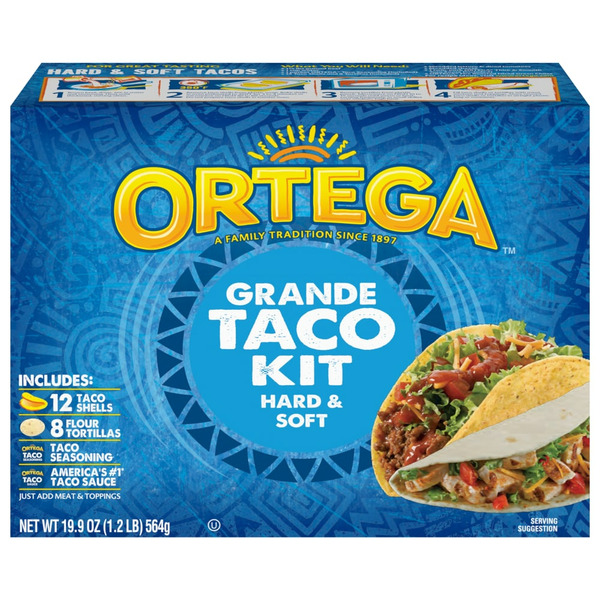 Kroger Ortega Taco Kit, Hard & Soft SameDay Delivery or Pickup Instacart