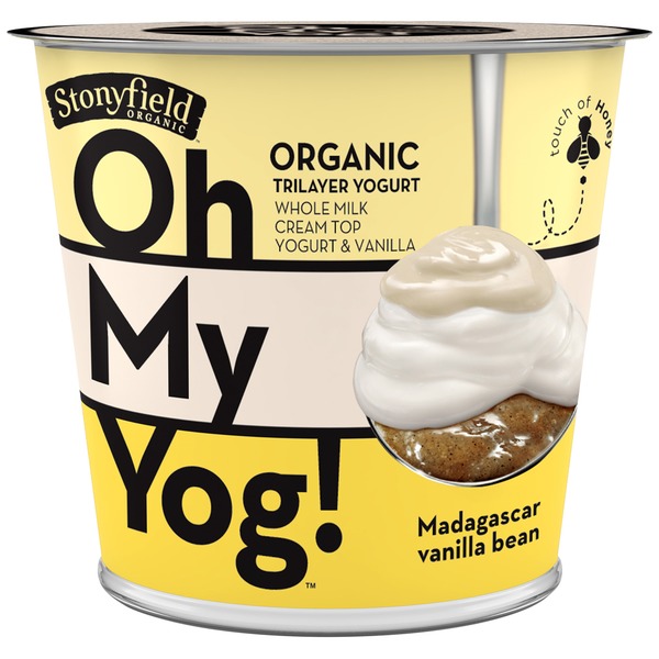 Stonyfield Organic Organic Oh My Yog! Madagascar Vanilla Bean Yogurt (6