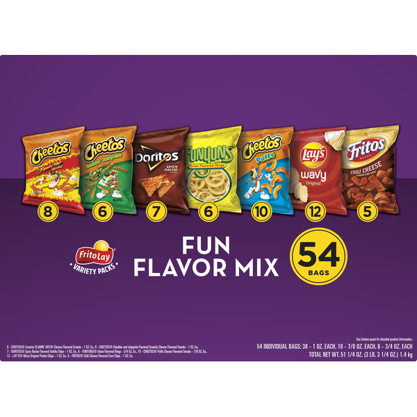 Frito Lay's Variety Pack Rice Chips (51.25 oz) Instacart