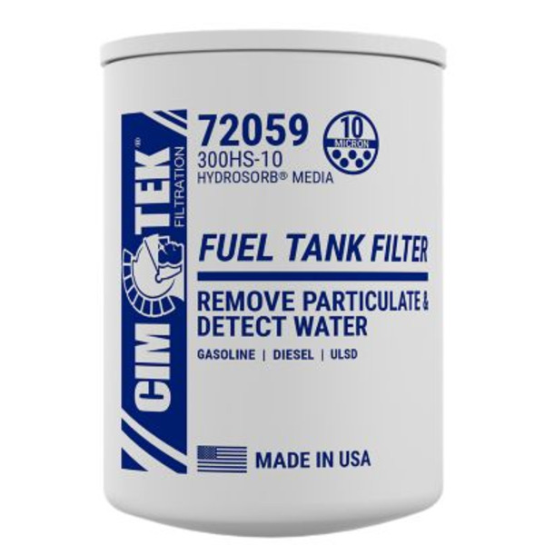 Cim-Tek Filtration 1 in. - 12 Thread Spin-On Fuel Filter for 92059