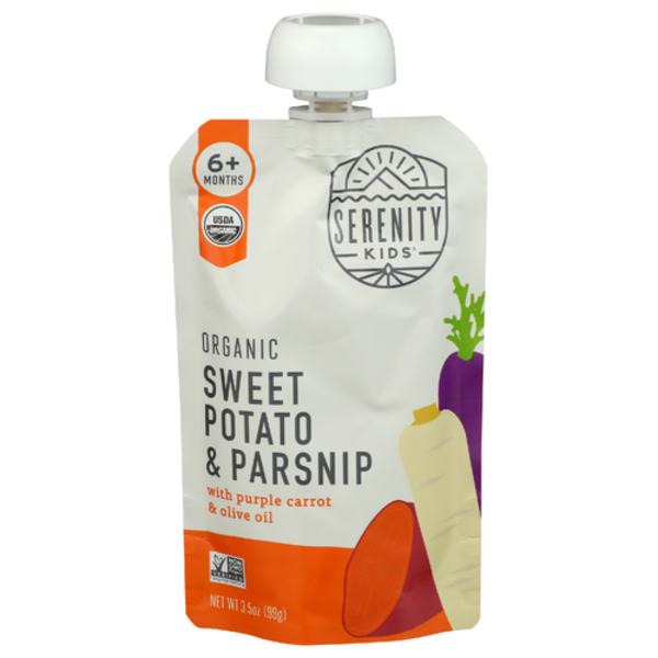 Serenity Kids Organic Sweet Potato & Parsnip with Organic Carrots and Olive Oil